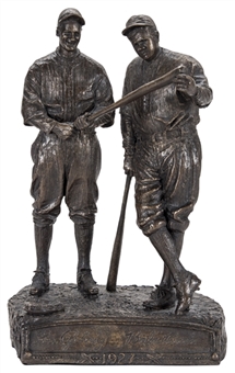 Babe Ruth & Lou Gehrig Bronze Statue By Artist Palmer Murphy (LE 174/1927)